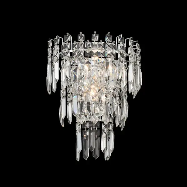 Pandoro 2-Light Crystal Wall Sconce