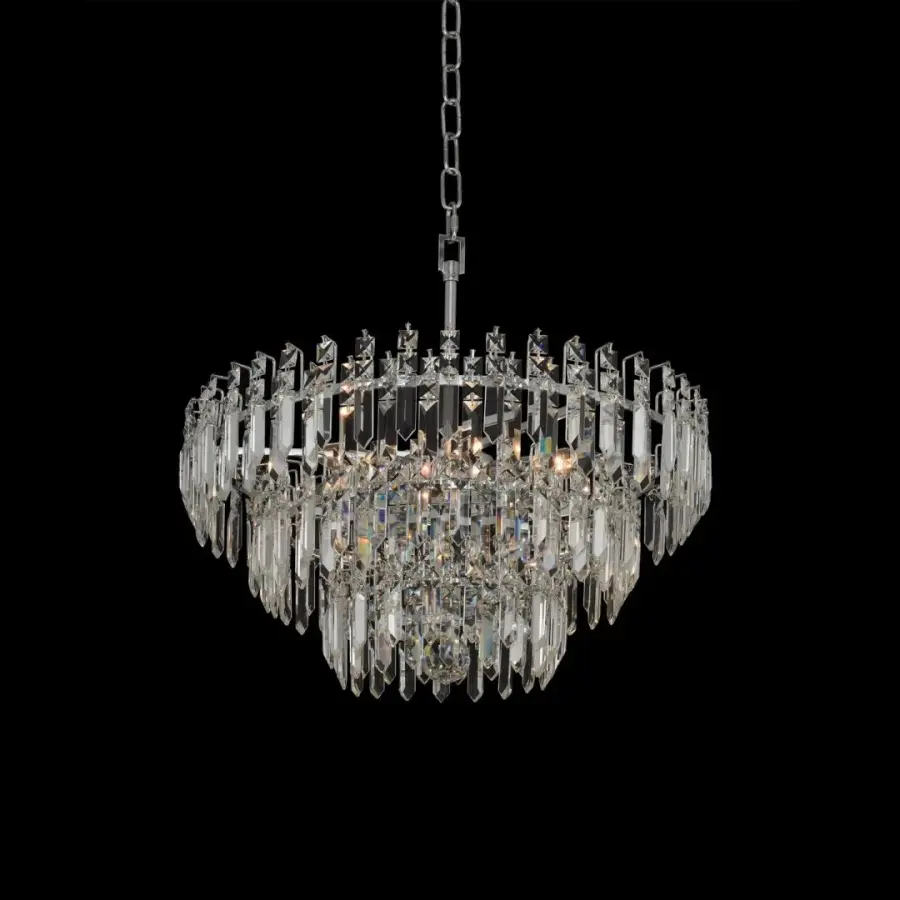 Pandoro 21" Convertible Pendant in Polished Chrome