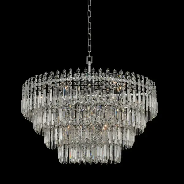 Pandoro 33" Crystal Pendant in Polished Chrome