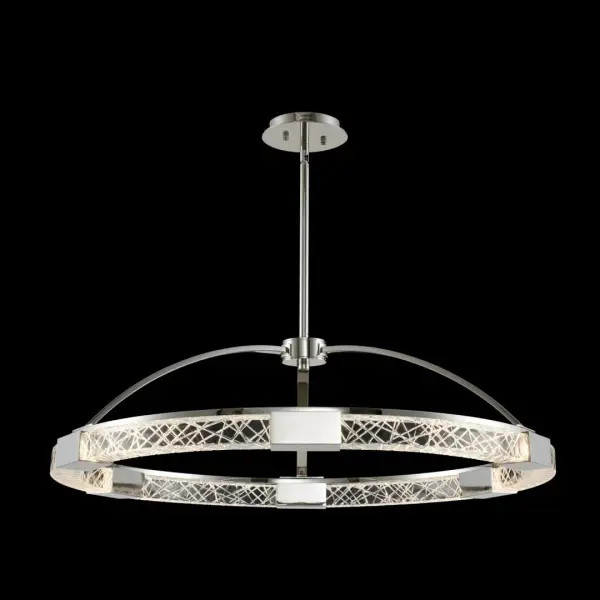 Stunning Contemporary Crystal Statement Piece with Integrated LED