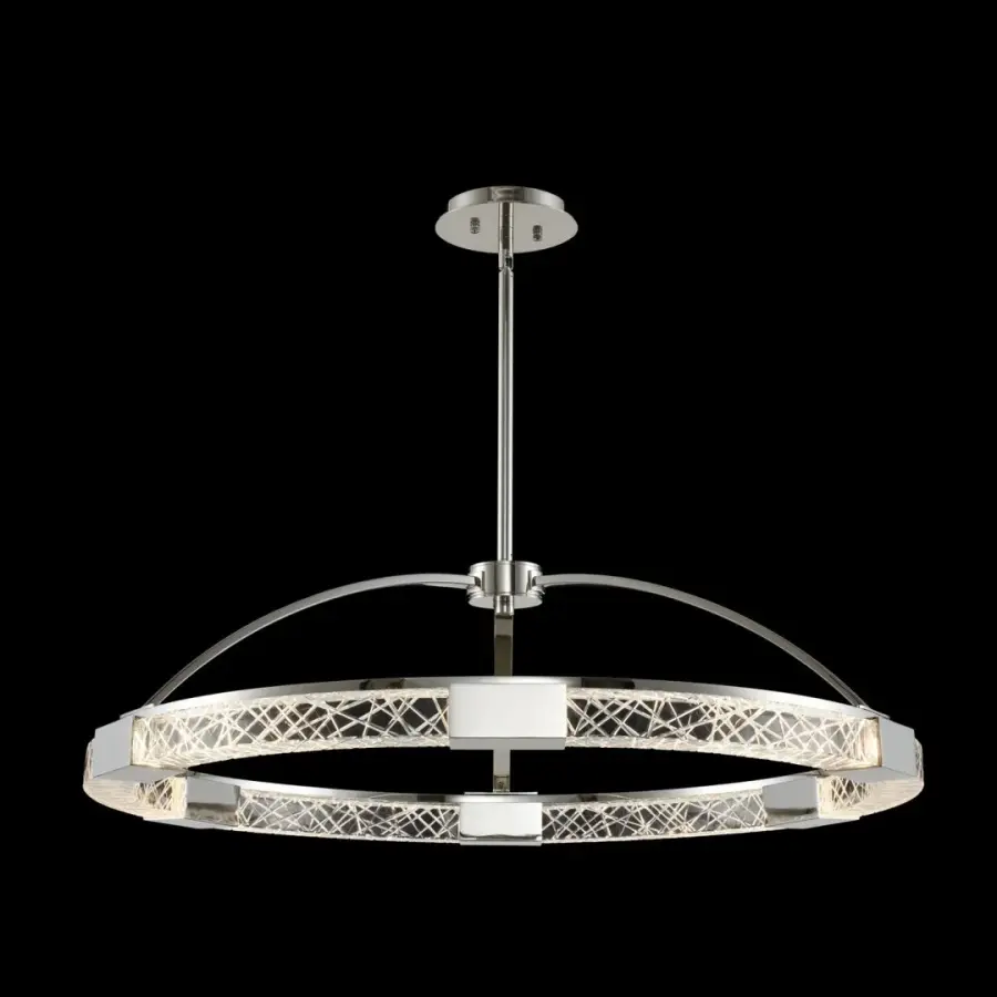 Stunning Contemporary Crystal Statement Piece with Integrated LED