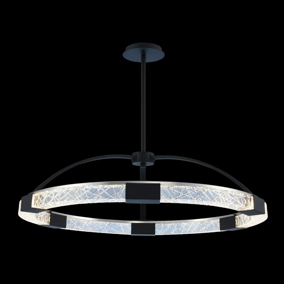 Athena 32" LED Pendant in Brushed Bronze