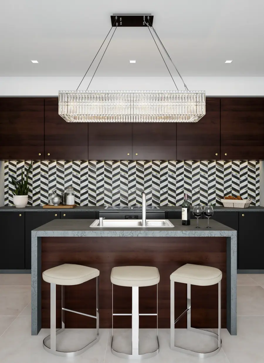 Rettangolo 50 Inch Linear Island Pendant - Image 2