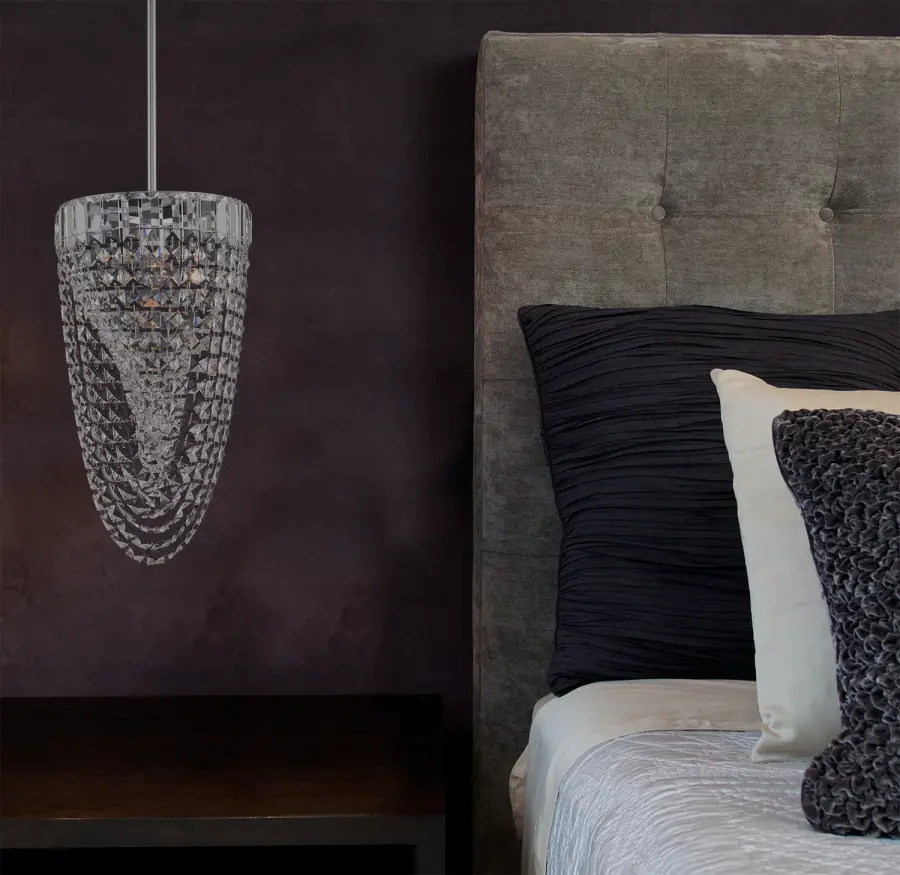 Mira 21" Foyer Pendant in Polished Chrome - Image 2