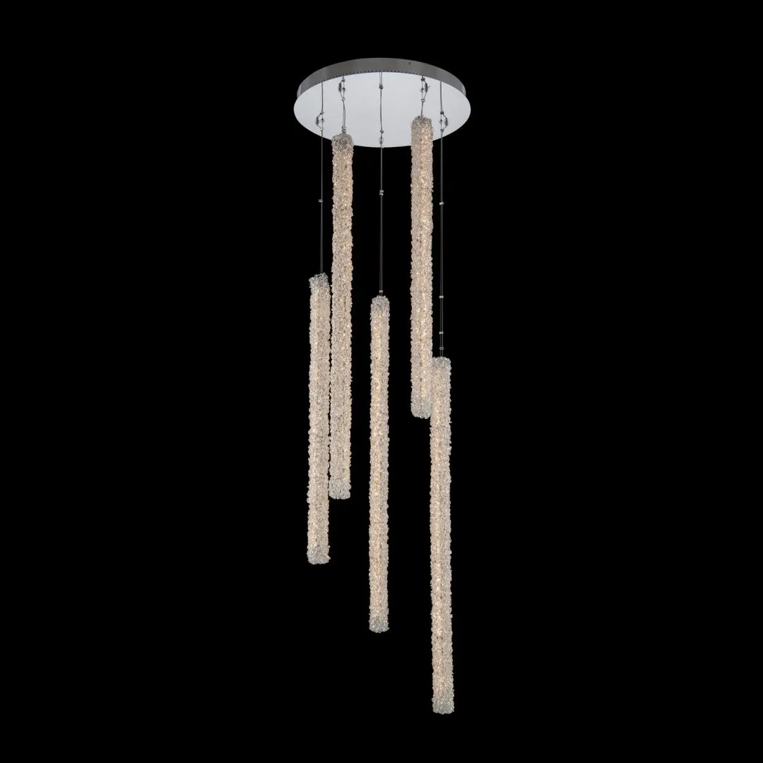 Lina 5 Column LED Foyer Pendant