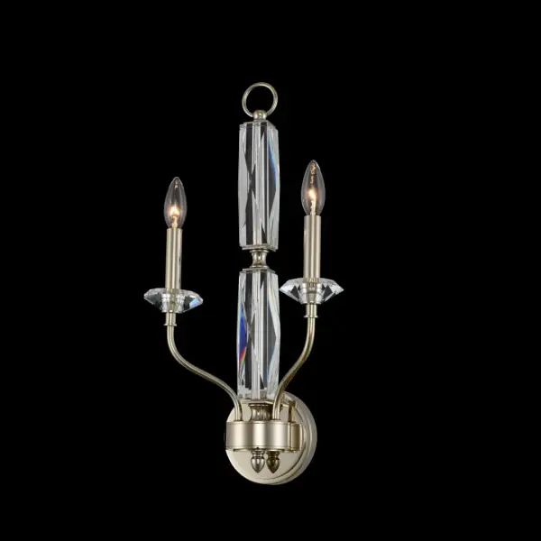 Savia 2-Light Wall Sconce in Champagne Gold