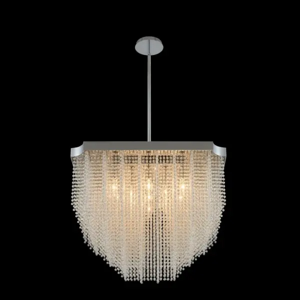 Tenda 20" Crystal Pendant in Polished Chrome