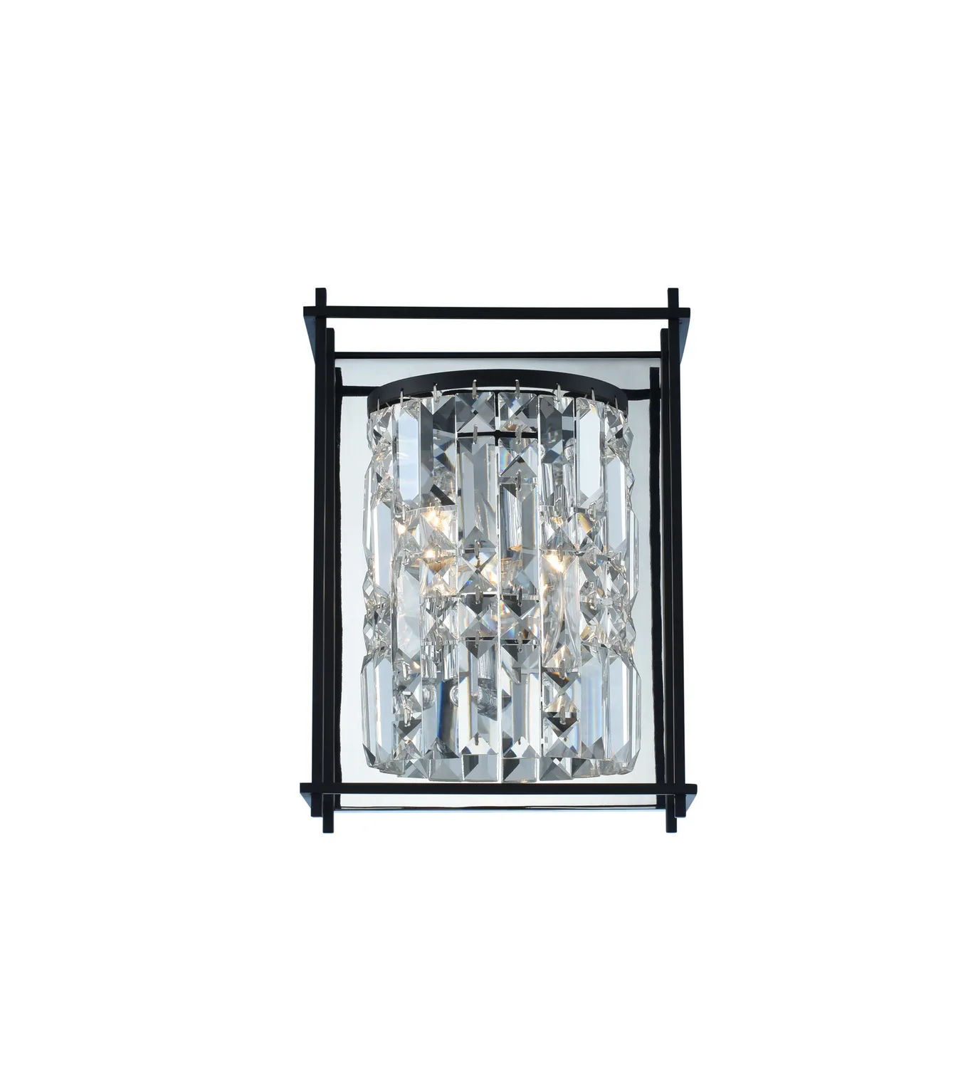 Joni One Light Wall Sconce in Matte Black