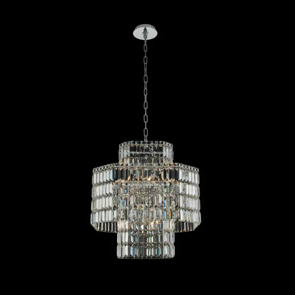 Livelli 25" Crystal Pendant in Polished Chrome