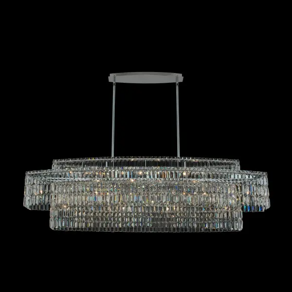 Livelli 60" Linear Crystal Island Light