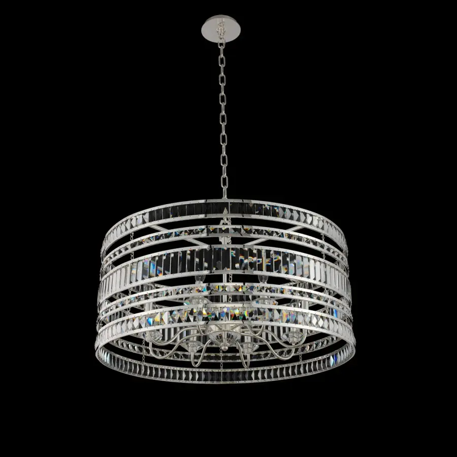 Strato 32 Inch Pendant in Polished Silver - Image 2
