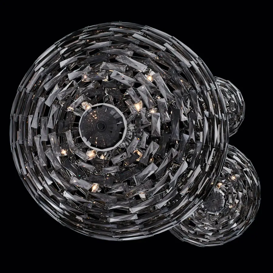Alta 3 Orb Crystal Pendant Light - Image 2