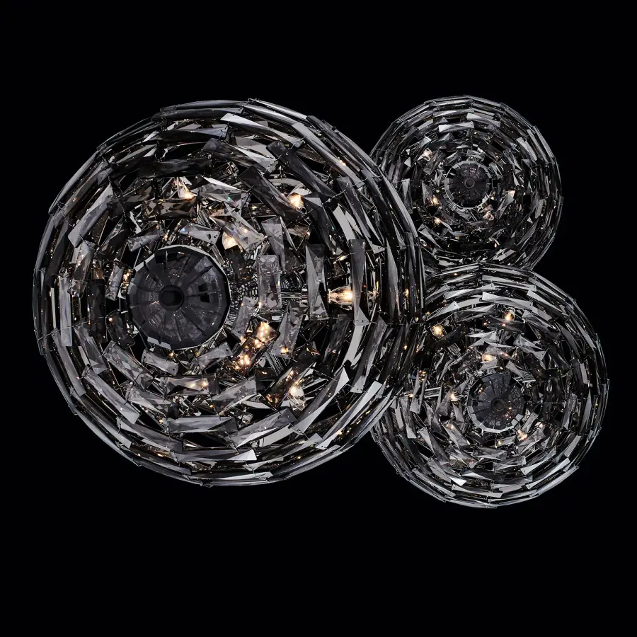 Alta 3 Orb Crystal Pendant - Image 2