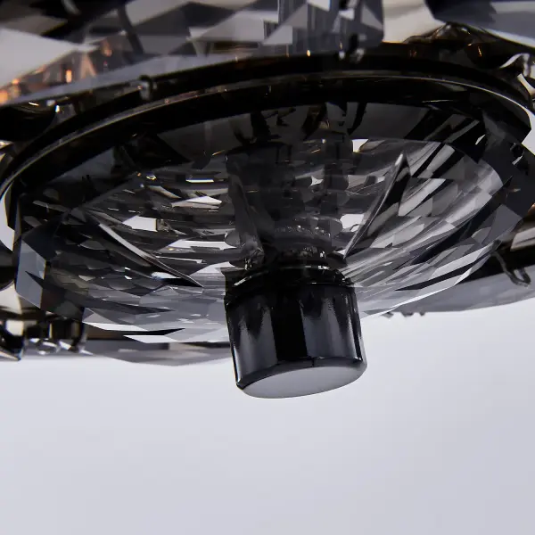 Alta 18" Crystal Orb Pendant in Black Nickel - Image 4