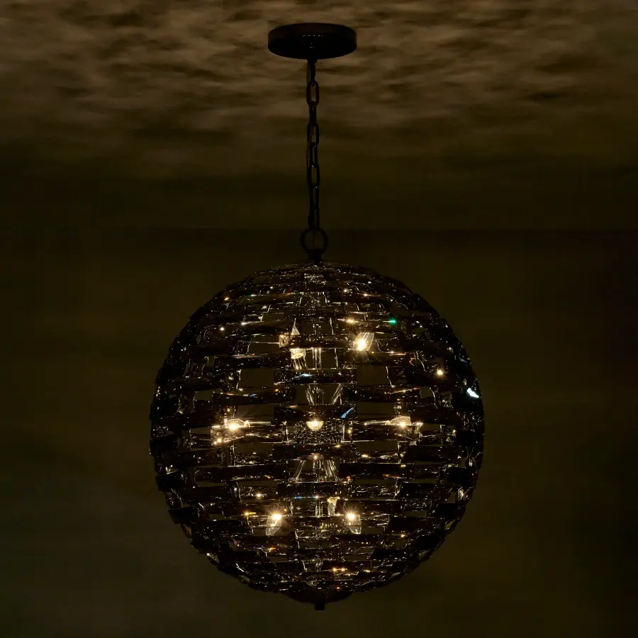 Alta 26" Orb Pendant in Black Nickel - Image 5