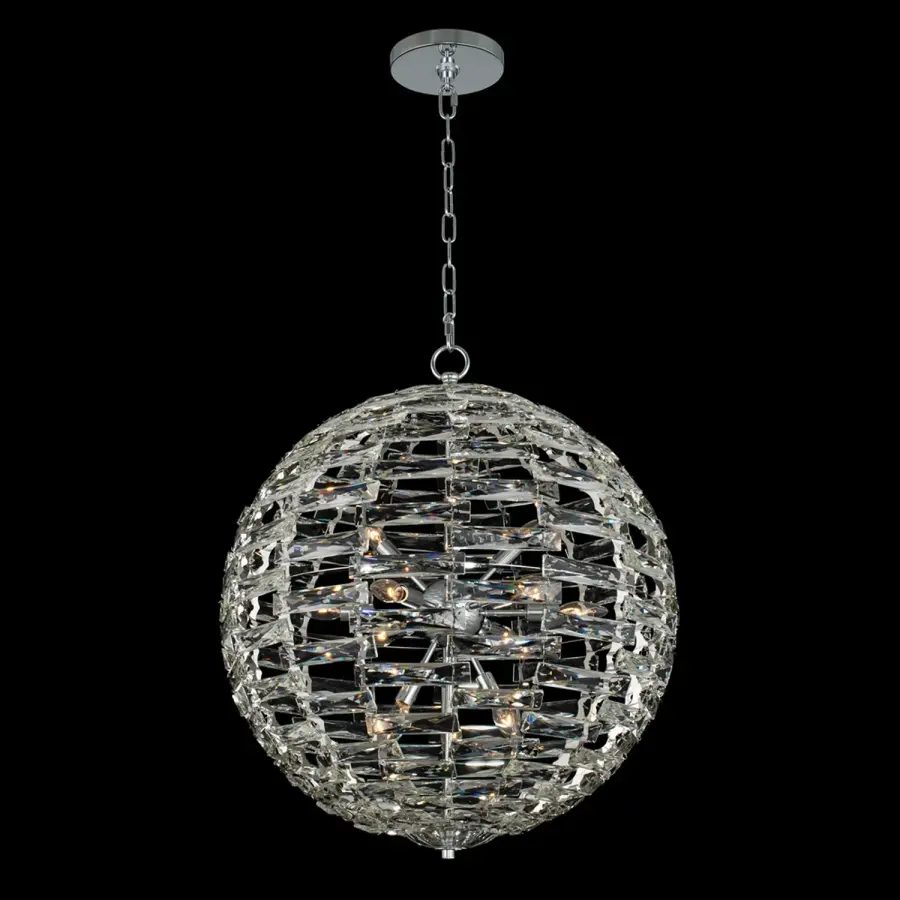 Alta 36" Crystal Orb Pendant - Image 1