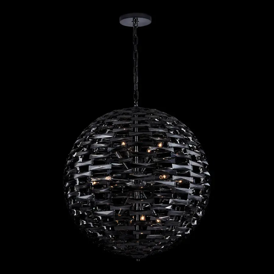 Alta 36" Crystal Sphere Pendant - Image 1