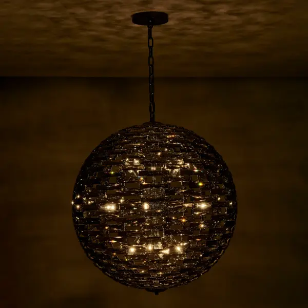 Alta 36" Crystal Sphere Pendant - Image 5