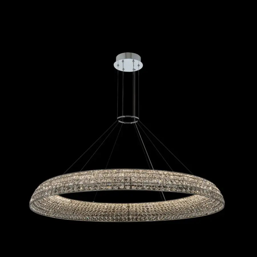 Nuvole 48" LED Pendant in Polished Chrome