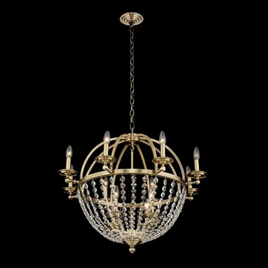 Pendolo 8-Light Crystal Chandelier
