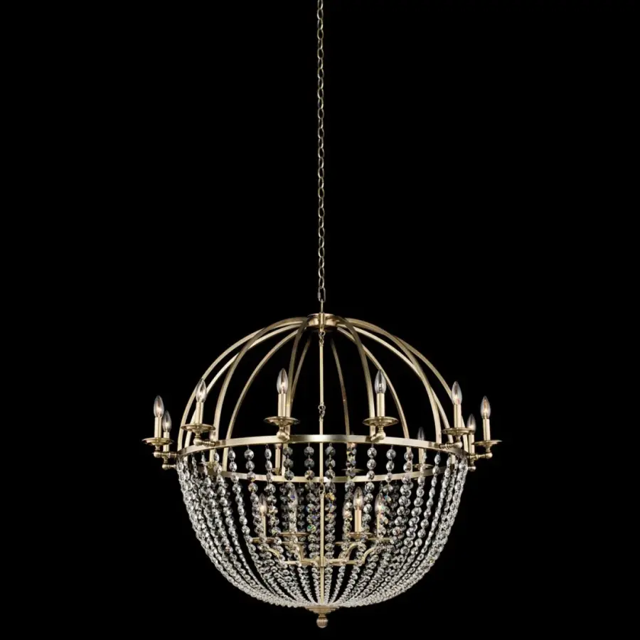 Pendolo 12-Arm Orb Chandelier