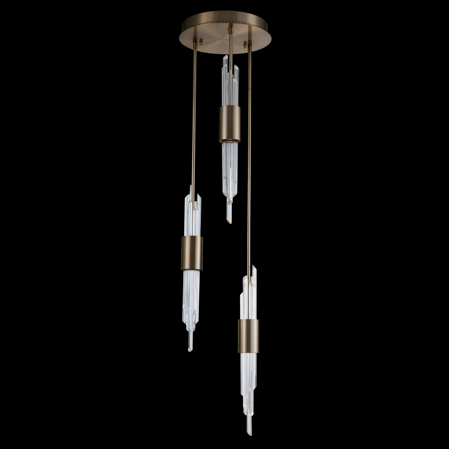 Lucca 3-Light Multi Drop Foyer Pendant