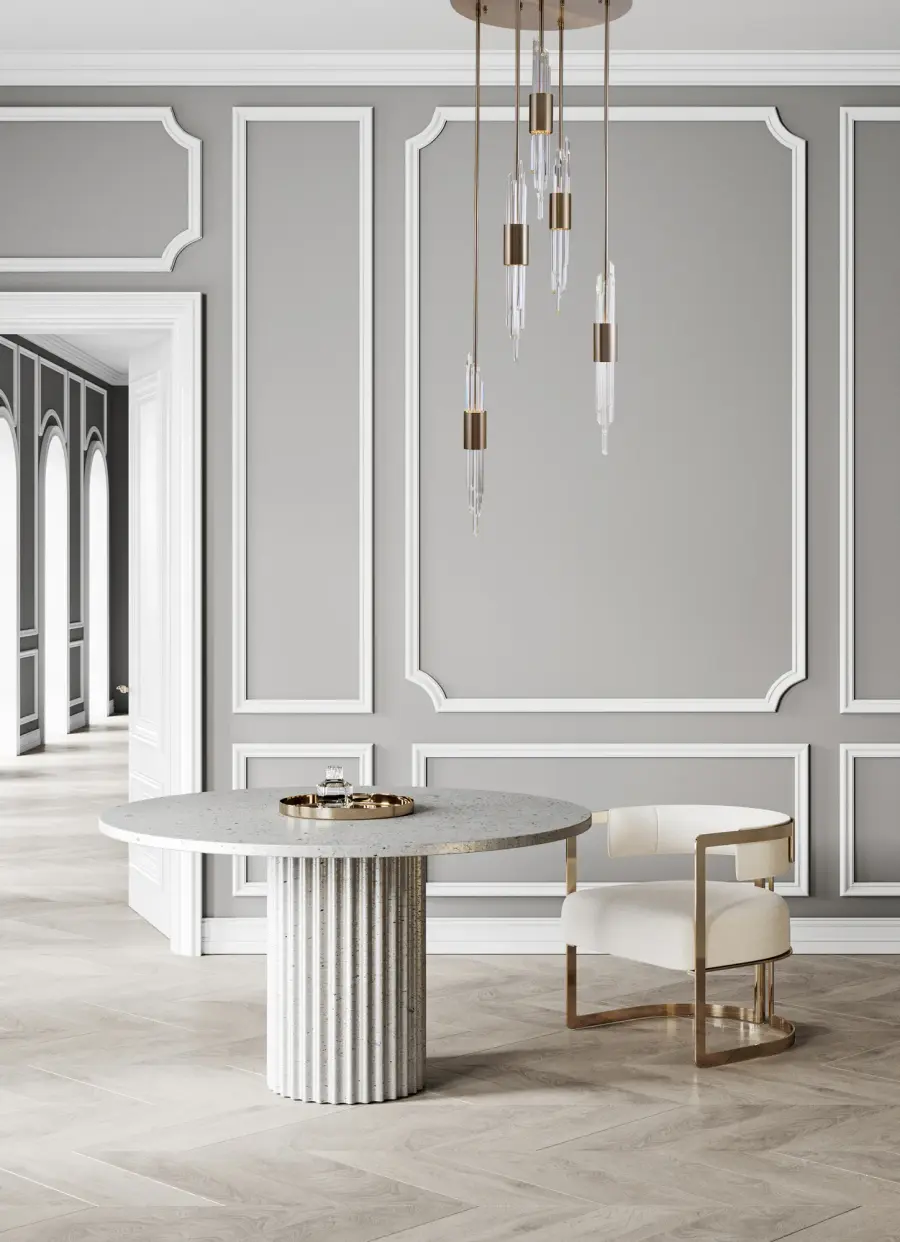 Lucca 5-Light Multi Drop Pendant in Brushed Champagne Gold - Image 2