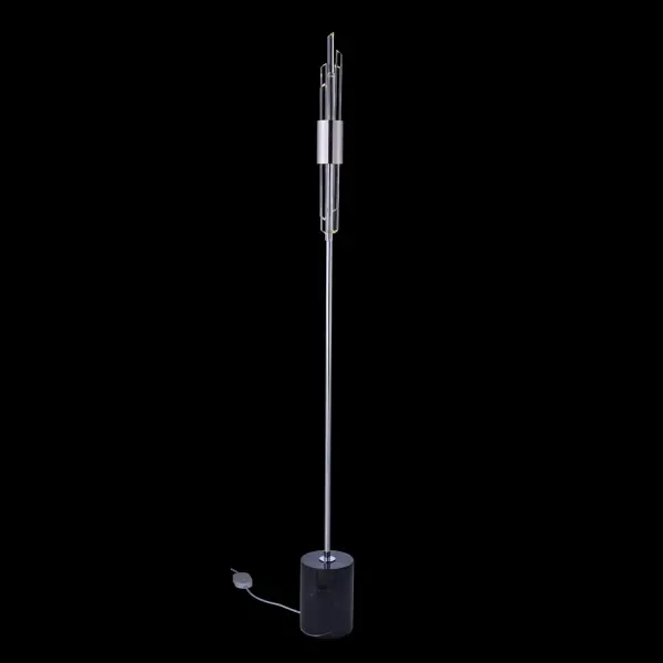Lucca Single Stem Crystal Floor Lamp