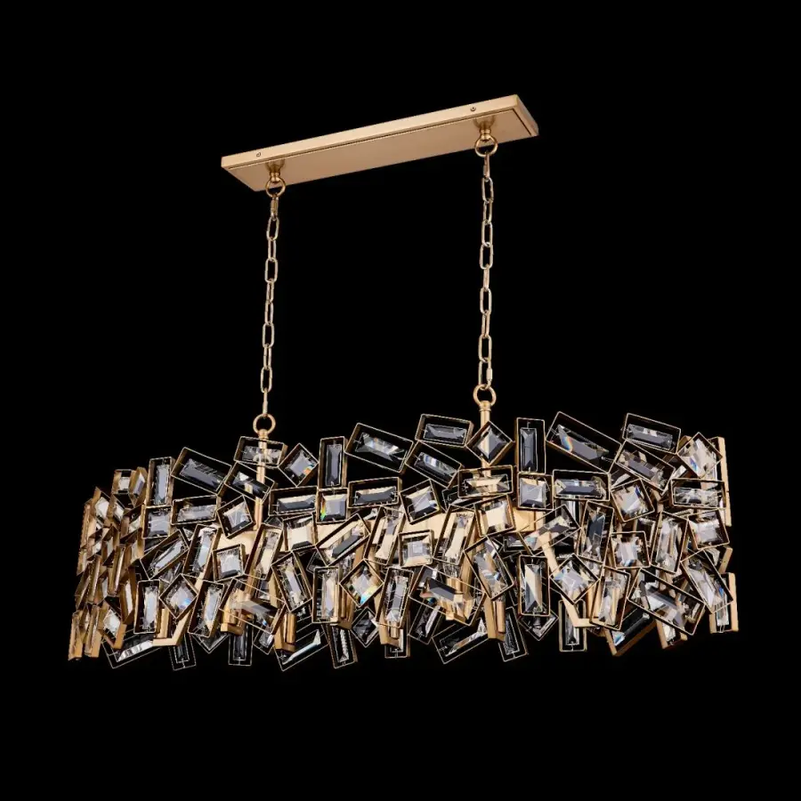 Inclanata 54" Linear Island Pendant