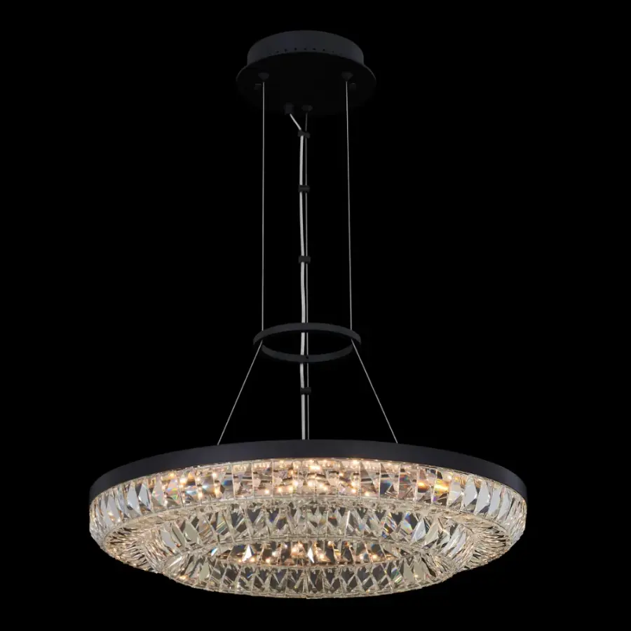 Zaga 20" Ring Pendant with Firenze Crystal