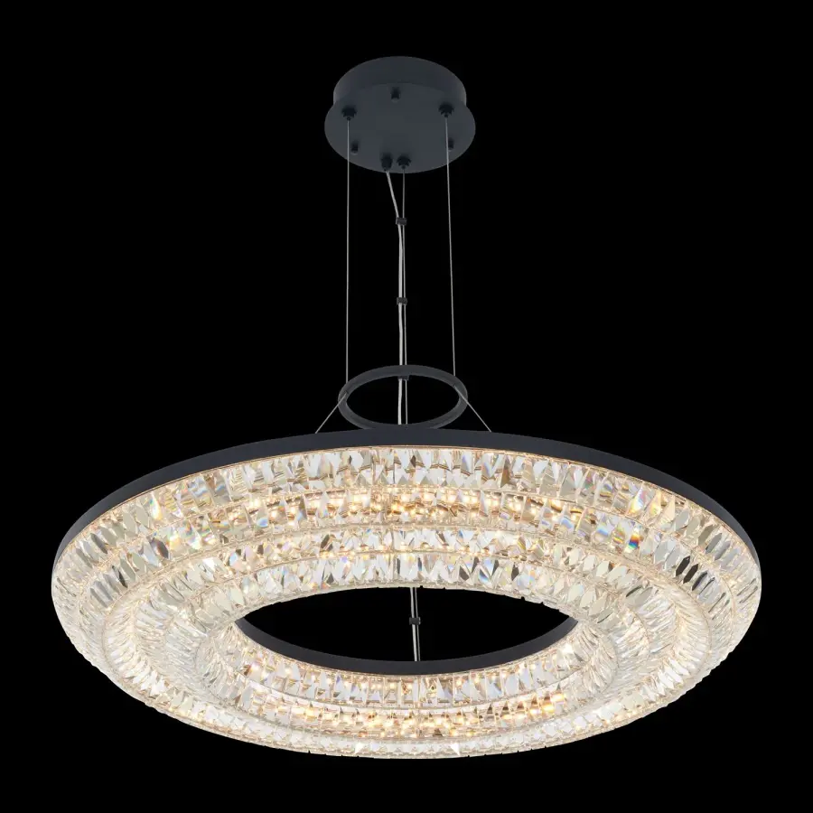 Zaga 32" Ring Pendant with Firenze Crystal