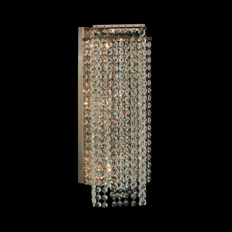 Cometa 18" Wall Sconce in Brushed Champagne Gold