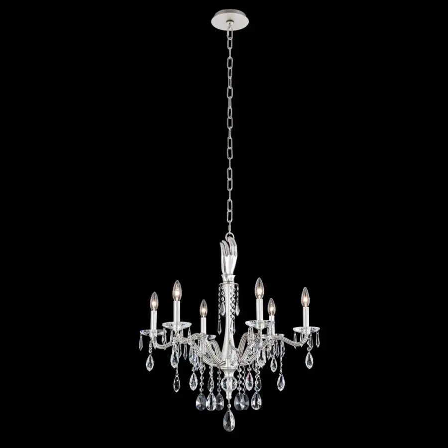 Venere 6-Light Crystal Chandelier