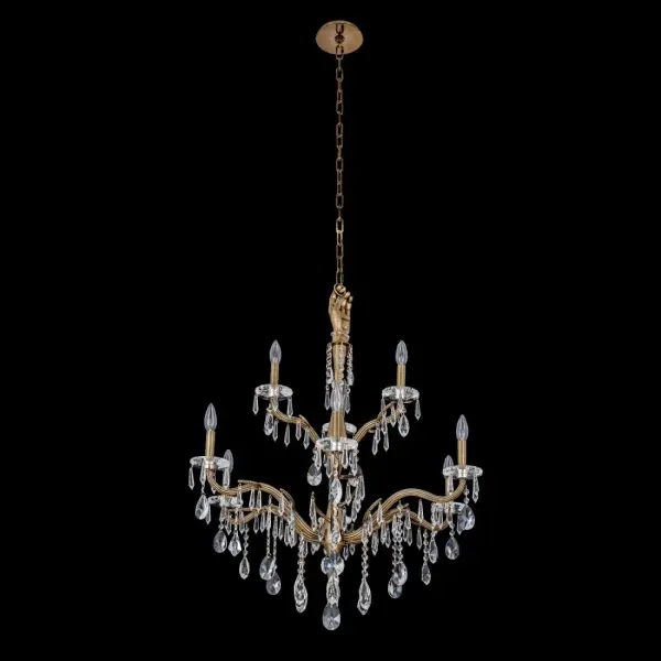 Venere 9-Light Two-Tier Crystal Chandelier