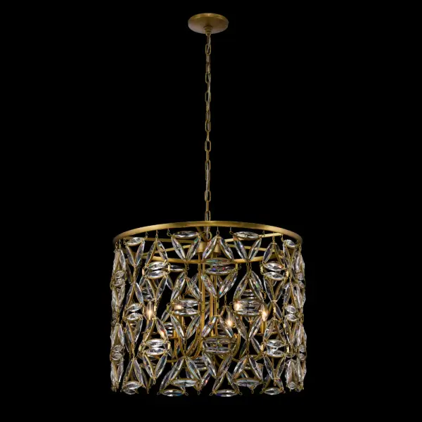 Triangulo 28" Pendant in True Brass
