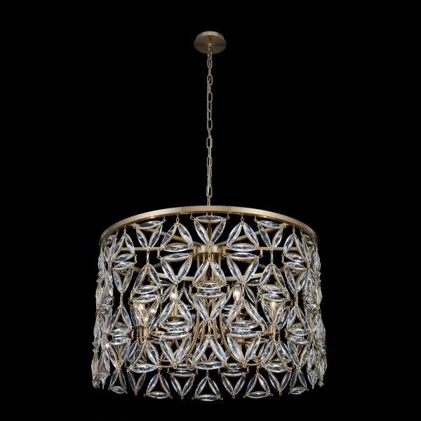 Triangulo 34" Pendant in True Brass