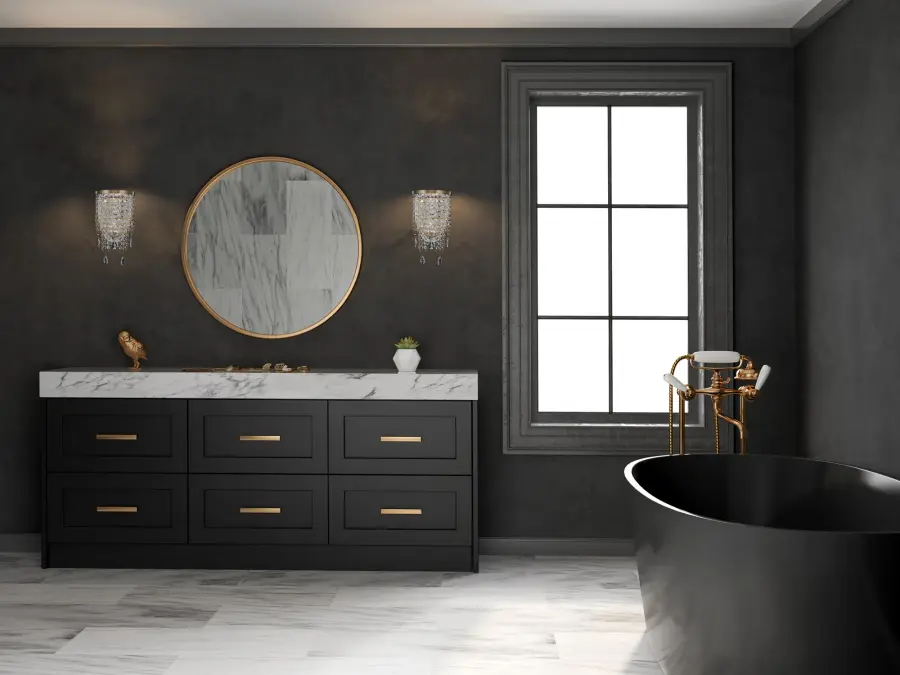 Vezzo Wall Sconce in Winter Brass - Image 2