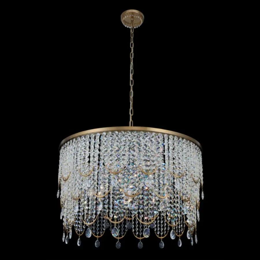 Vezzo 35" Bohemian Crystal Pendant