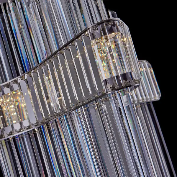 Piovere 28" LED Pendant in Polished Chrome - Image 4