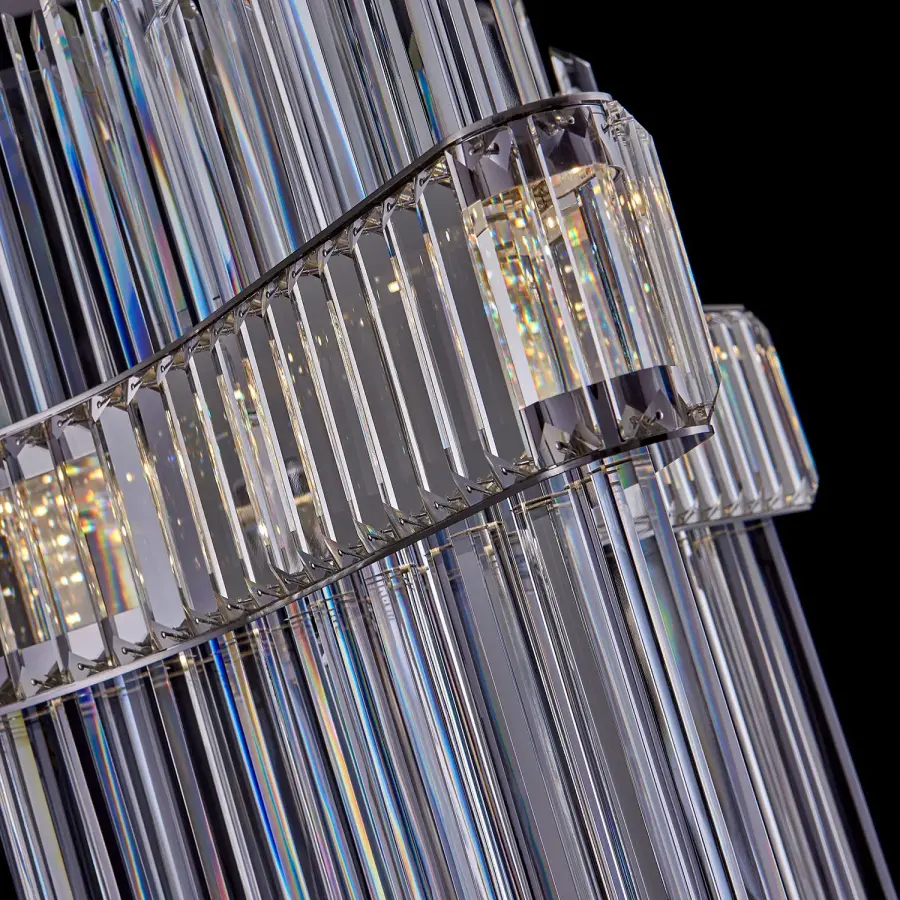Piovere 28" LED Pendant in Polished Chrome - Image 4