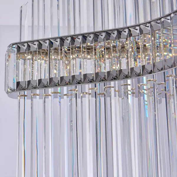 Piovere 28" LED Pendant in Polished Chrome - Image 5