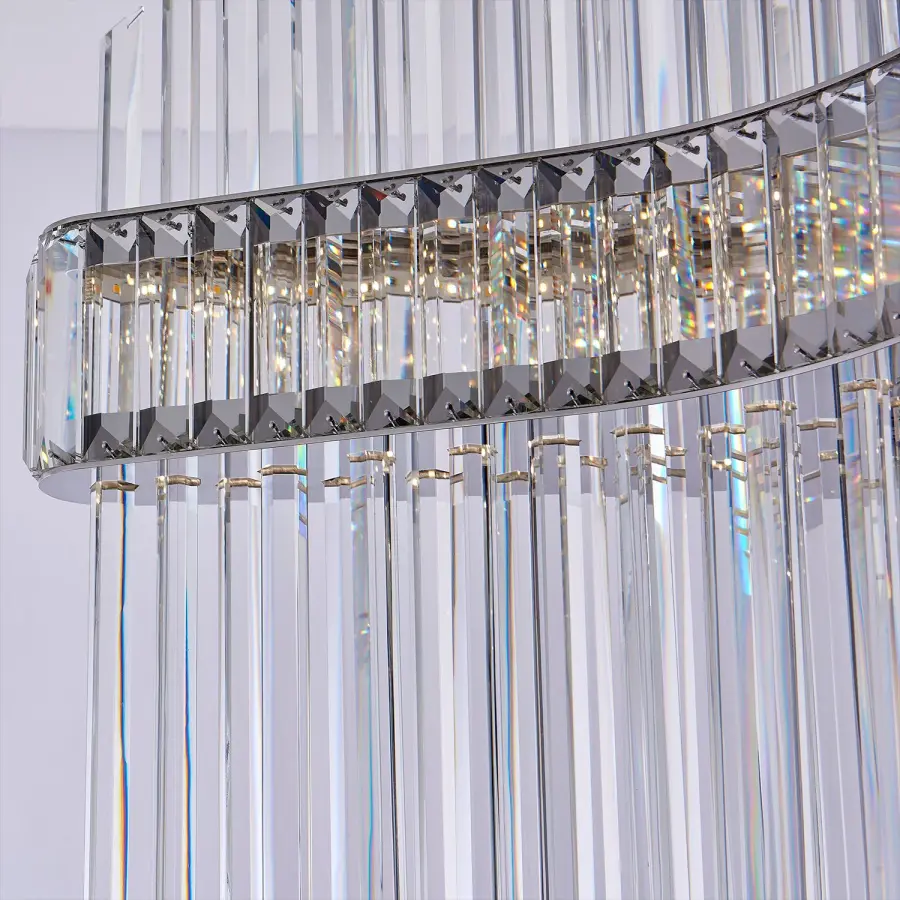 Piovere 28" LED Pendant in Polished Chrome - Image 5
