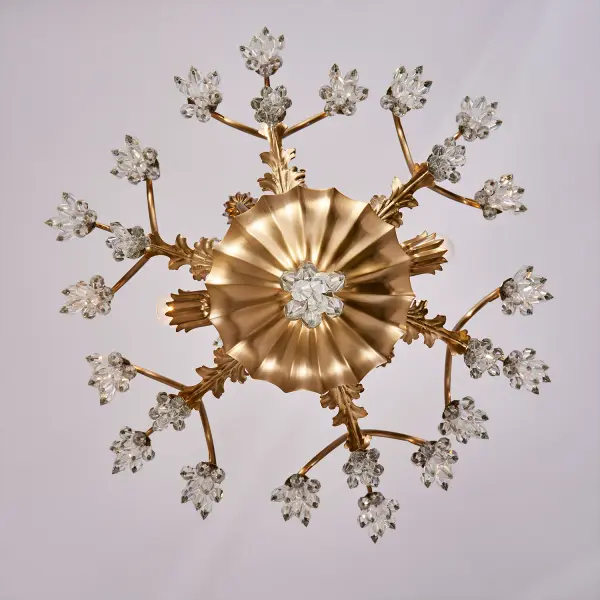 Tulipani 28" Chandelier in Winter Brass - Image 5