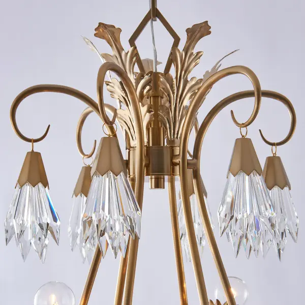 Tulipani 28" Chandelier in Winter Brass - Image 6