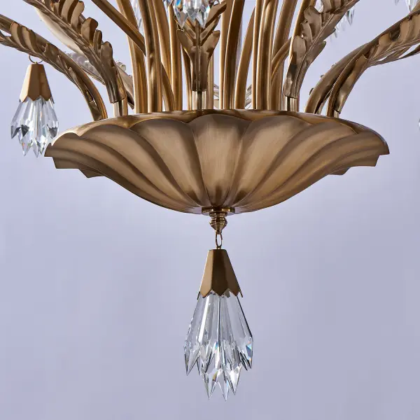 Tulipani 38" Chandelier in Winter Brass - Image 6