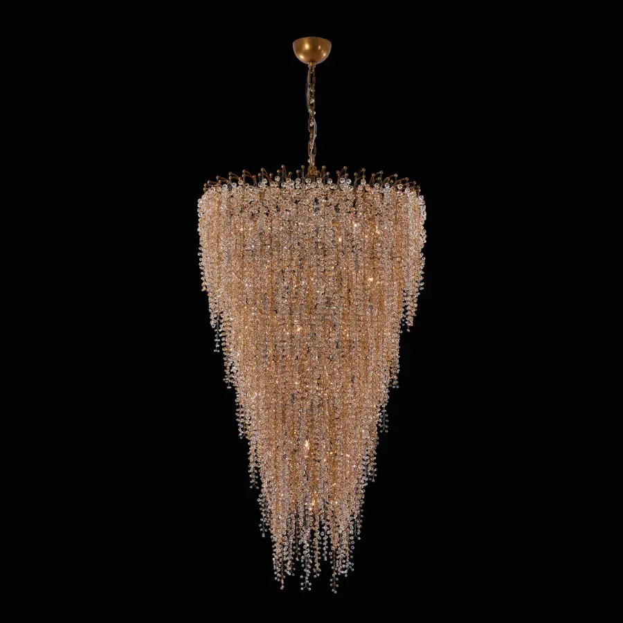 Fuji Foyer Light in True Brass - Image 2