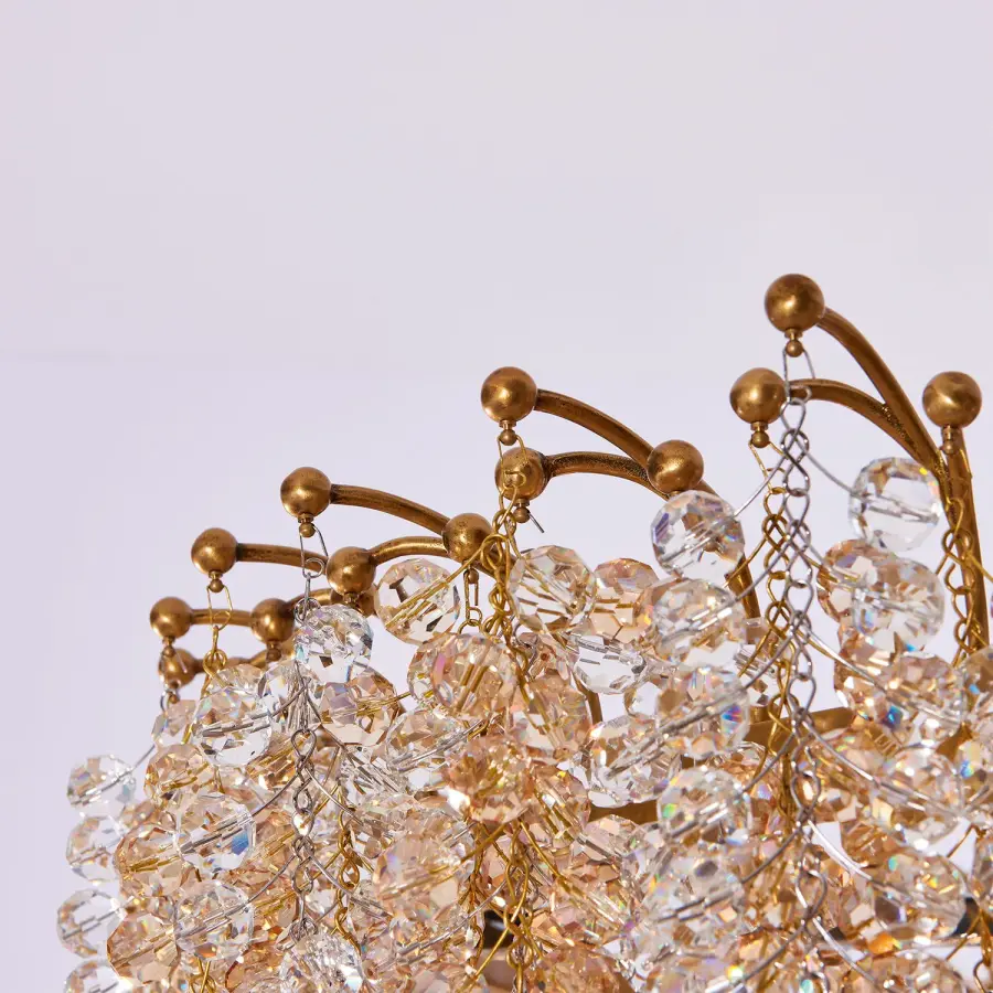Fuji Foyer Light in True Brass - Image 4