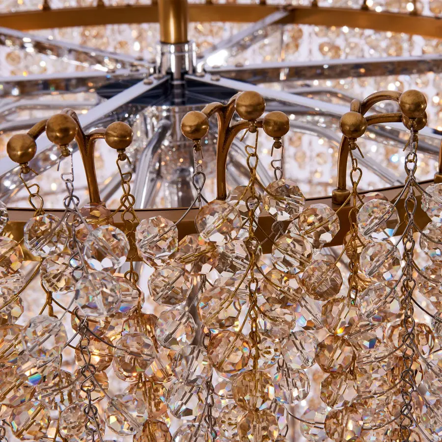 Fuji Foyer Light in True Brass - Image 7
