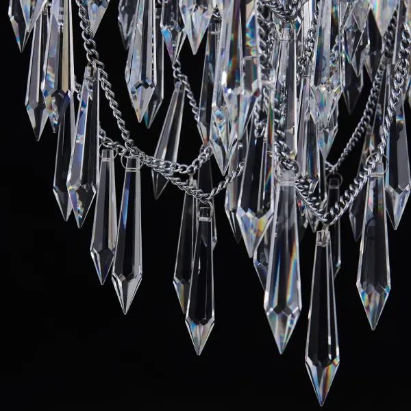 Stunning Bohemian Glam Crystal Chandelier with Dramatic Fringe Design - Image 5