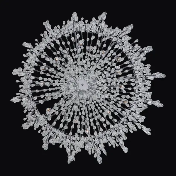 Stunning Boho Glam Crystal Chandelier with Dramatic Fringe Design - Image 3